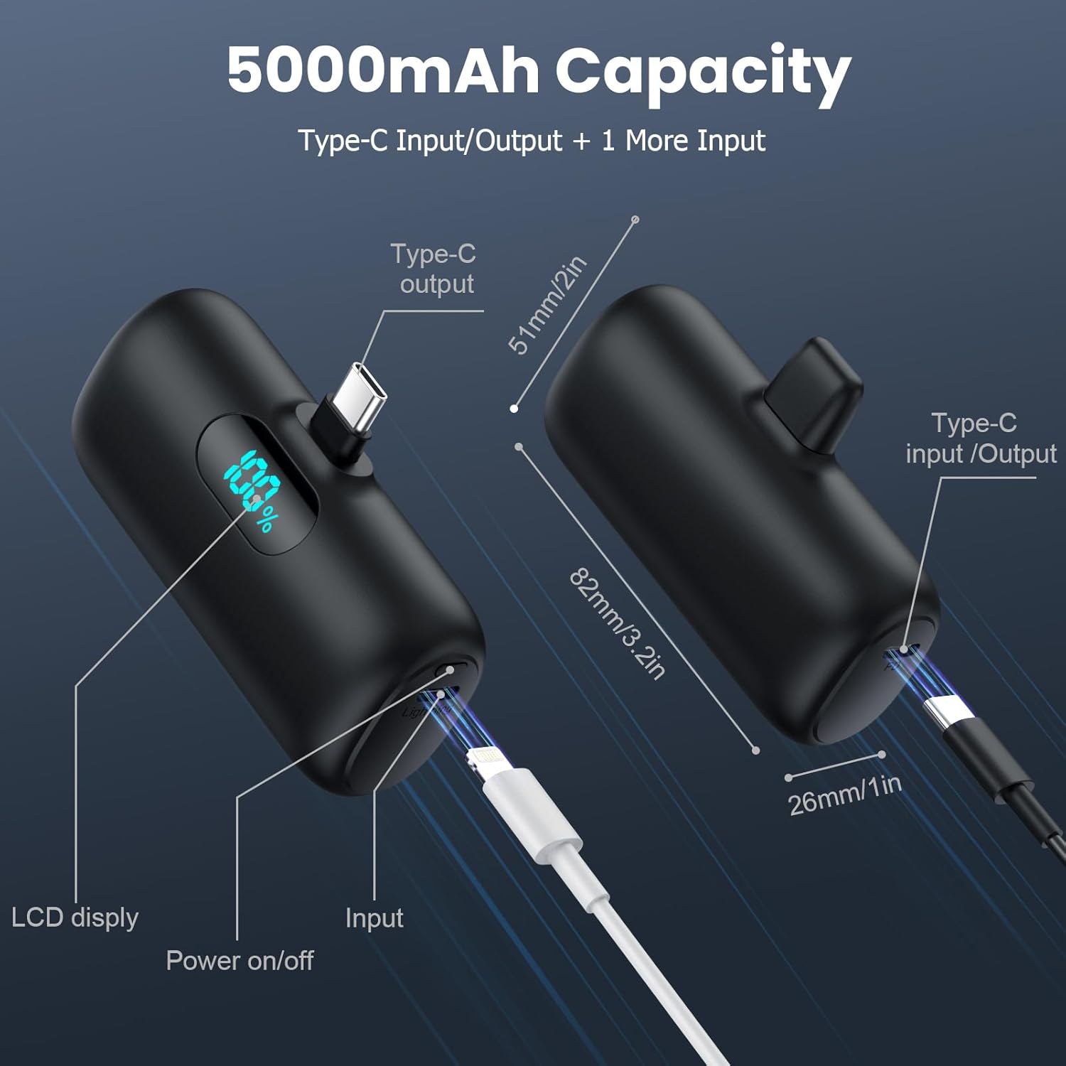 Emergency Pod ultrakompakt kulcstartós mini vésztöltő